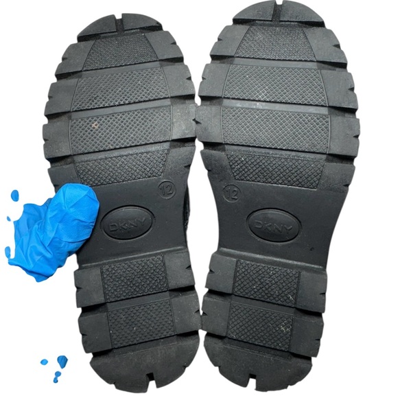 DKNY Girls Stassi Knit Black Moto Booties Size 12 - Picture 10 of 13